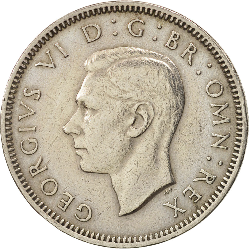 Great Britain, George VI, Shilling, 1949, EF(40-45), Copper-nickel, KM:876