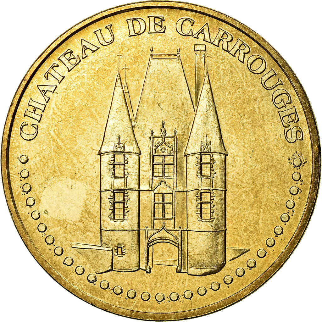 France, Token, Touristic token, Carrouges - Château n°2, Arts & Culture, 2012