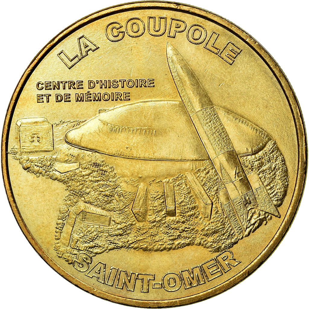 France, Token, Touristic token, Helfaut - La coupole n°4, Arts & Culture, 2012