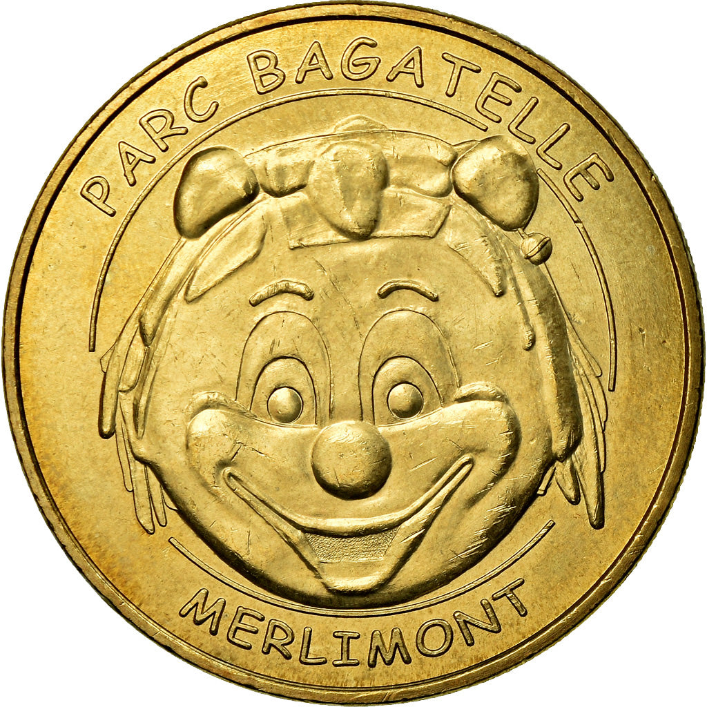France, Token, Touristic token, Merlimont - Parc Bagatelle n°1, Arts & Culture