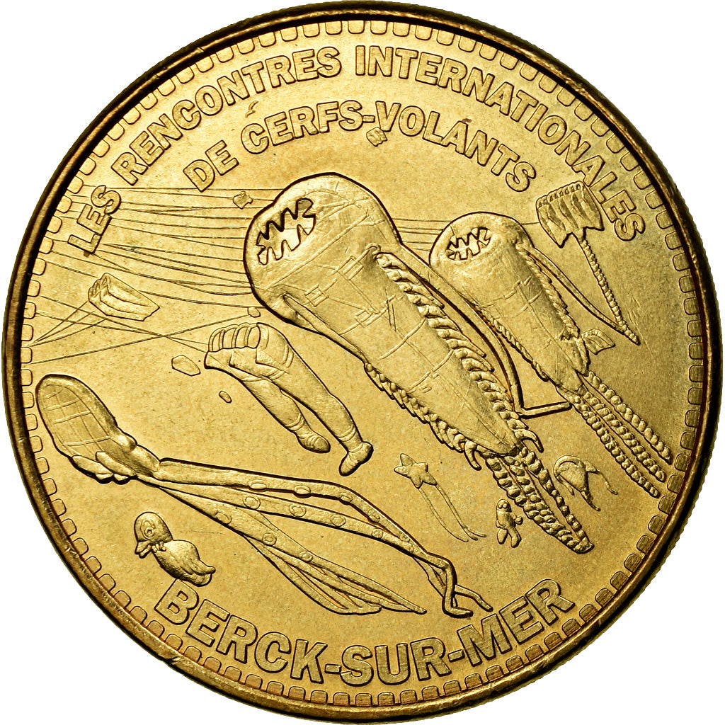 France, Token, Touristic token, 62/ Rencontres Cerfs-Volants - Berck, Arts &