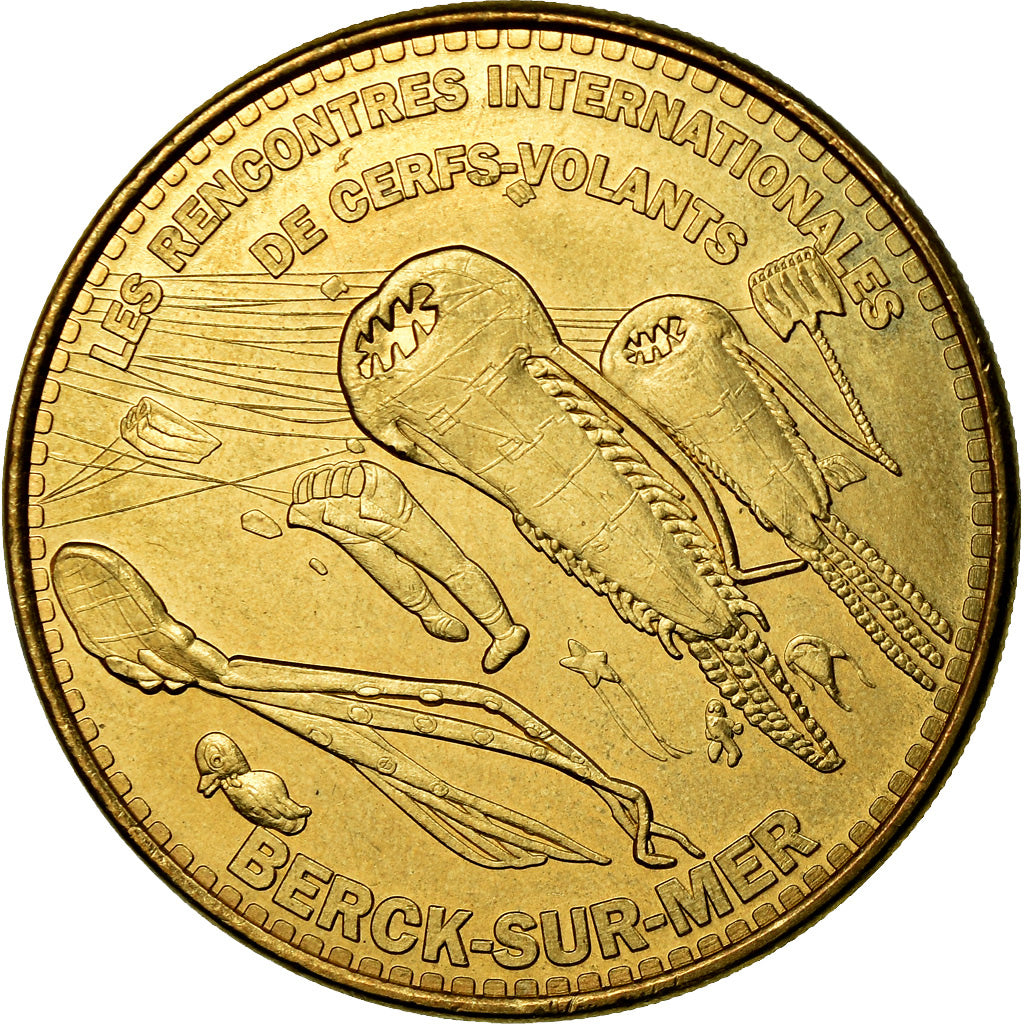 France, Token, Touristic token, 62/ Rencontres Cerfs-Volants - Berck, Arts &