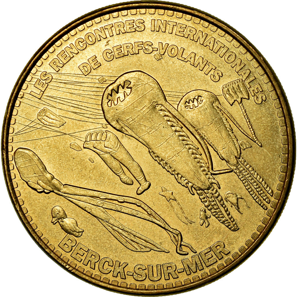 France, Token, Touristic token, 62/ Rencontres Cerfs-Volants - Berck, Arts &