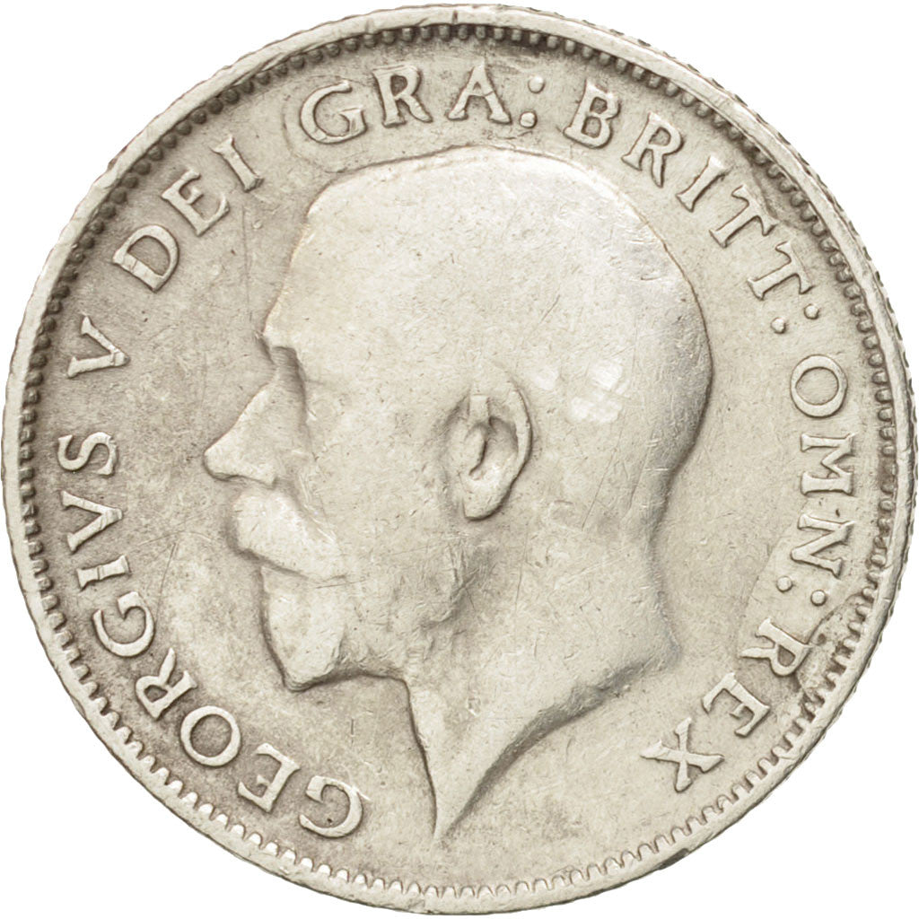 Great Britain, George V, 6 Pence, 1915, EF(40-45), Silver, KM:815