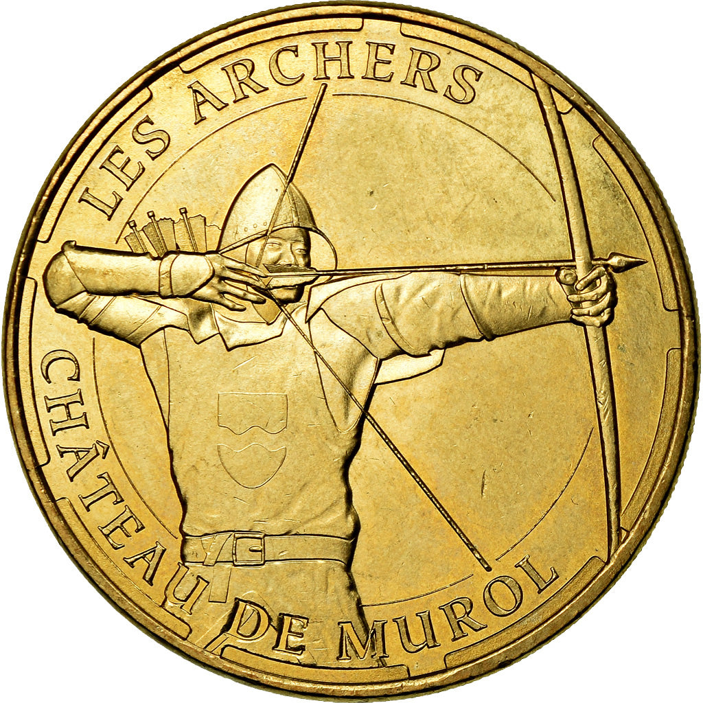 França, Token, Token turístico, Murol - le Château n°5 - l'archer, Artes e
