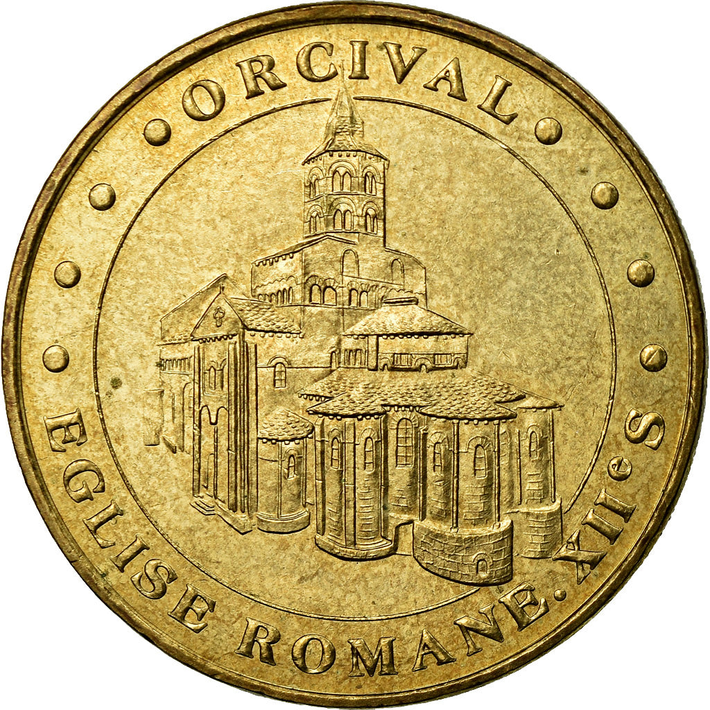 France, Token, Touristic token, 63/ Eglise Romane - Orcival, Arts & Culture