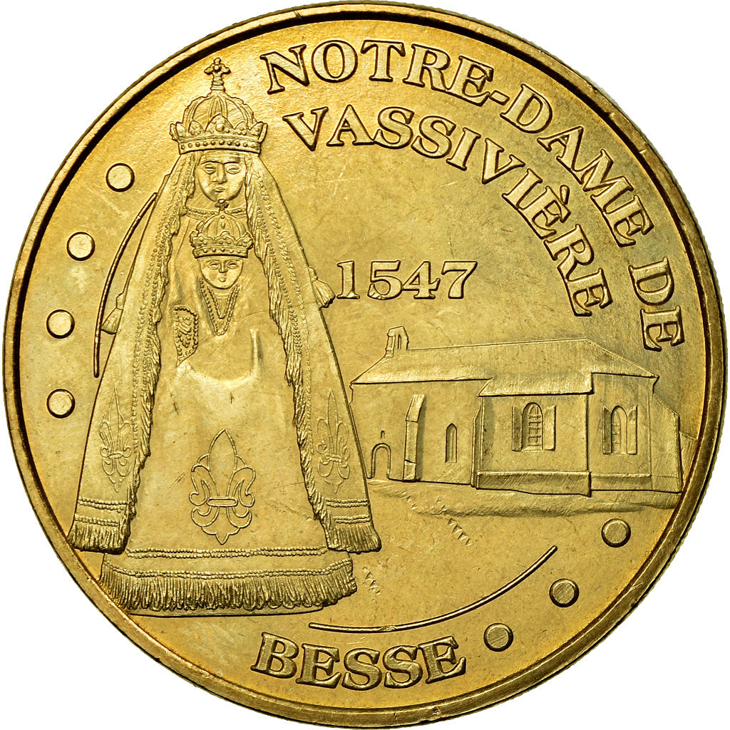 France, Jeton, Jeton Touristique, Besse et Saint-Anastaise - Notre Dame de