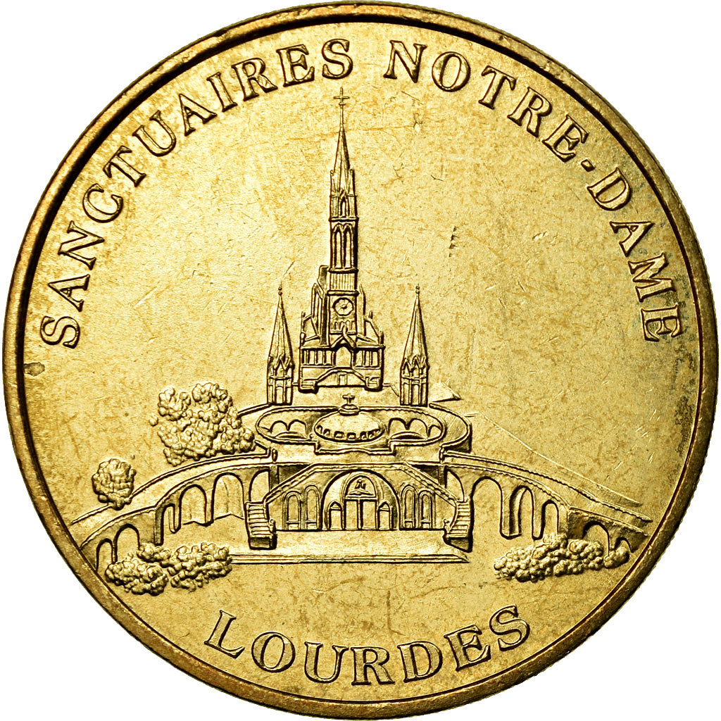 Francia, Token, Jetón turístico, Lourdes - Sanctuaires Notre Dame, Arts &