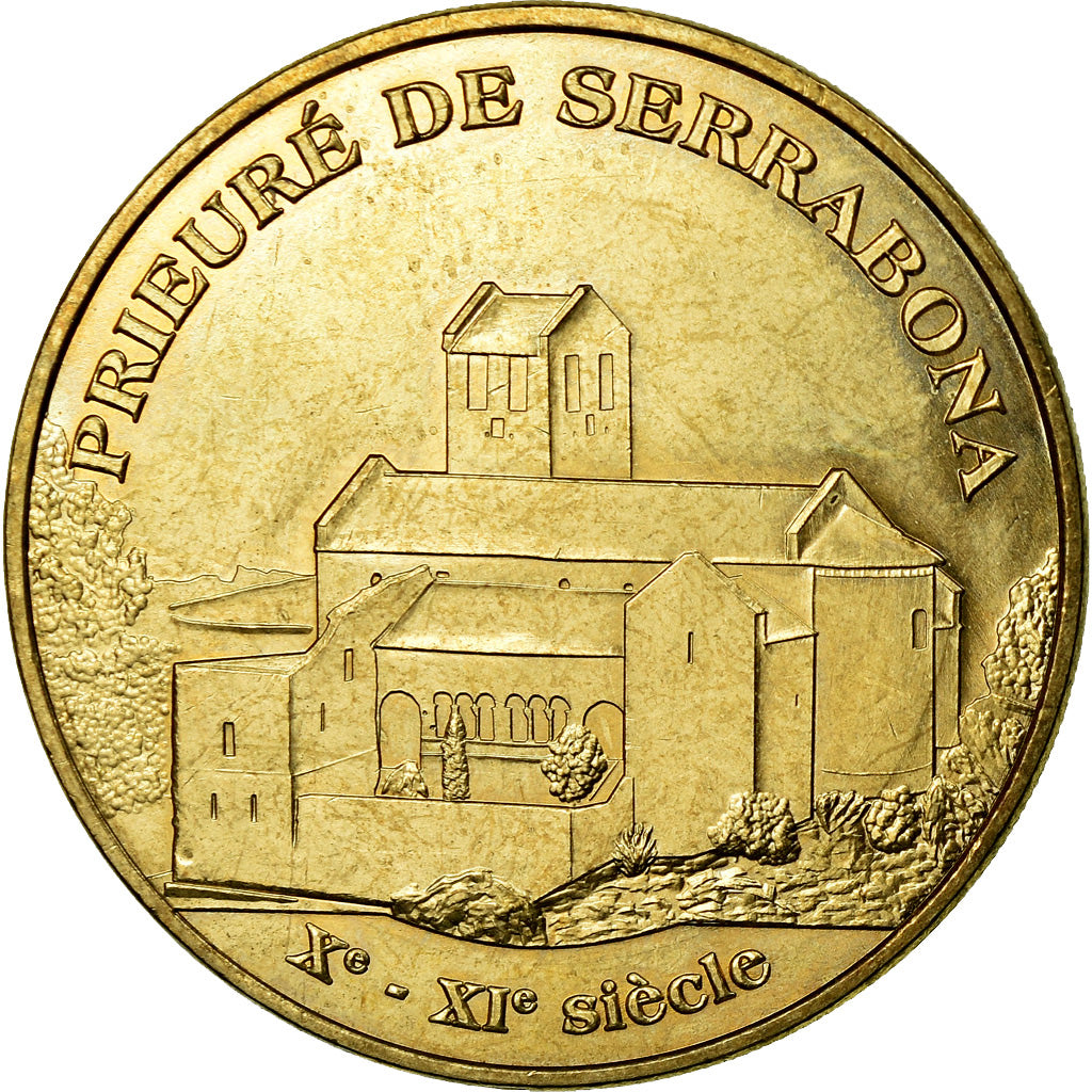 França, Token, Token turístico, Boule d'Amont - Prieuré de Serrabona, Artes e