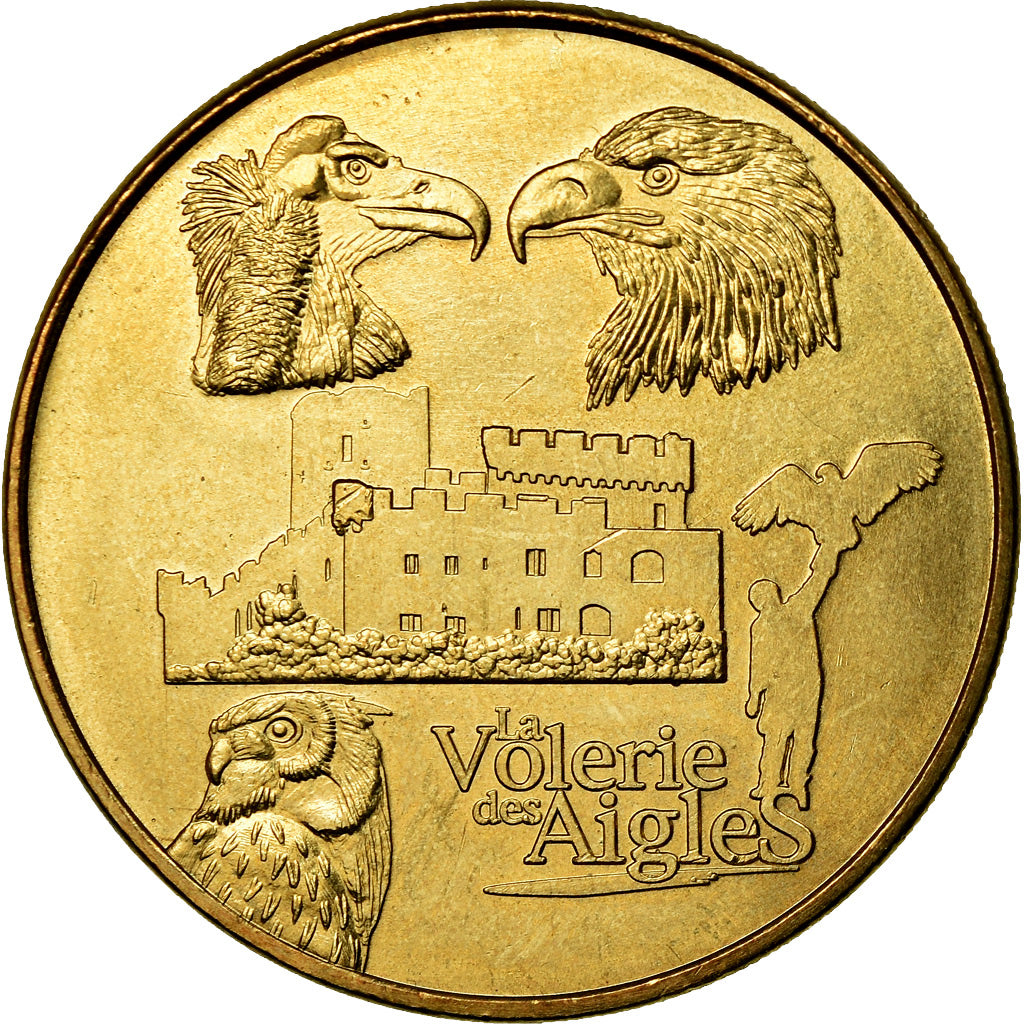 Francia, Token, Jetón turístico, Kintzheim - Volerie des Aigles n°5, Arts &
