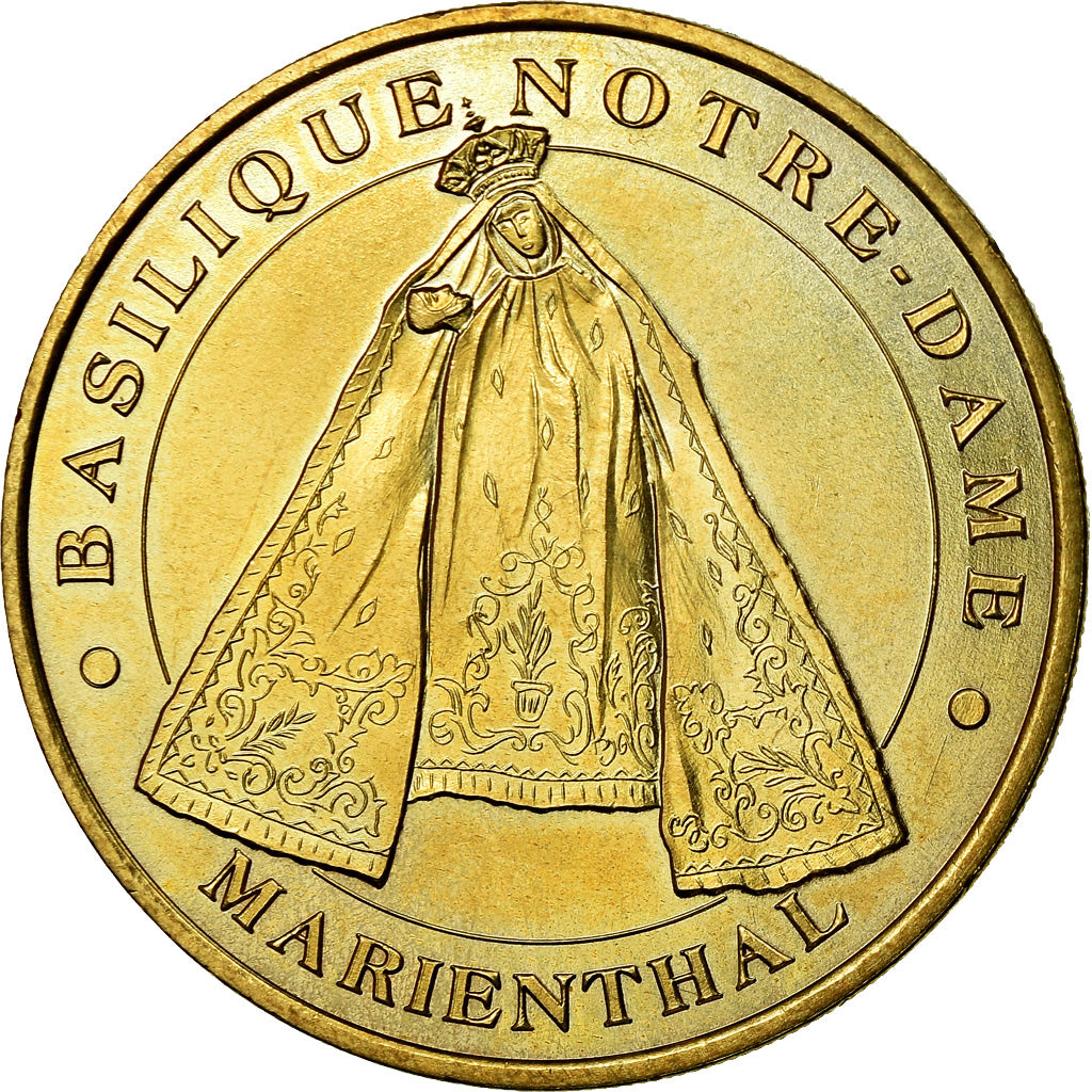 França, Token, Token turístico, 67/ Basilique Notre-Dame - Marienthal, Artes e