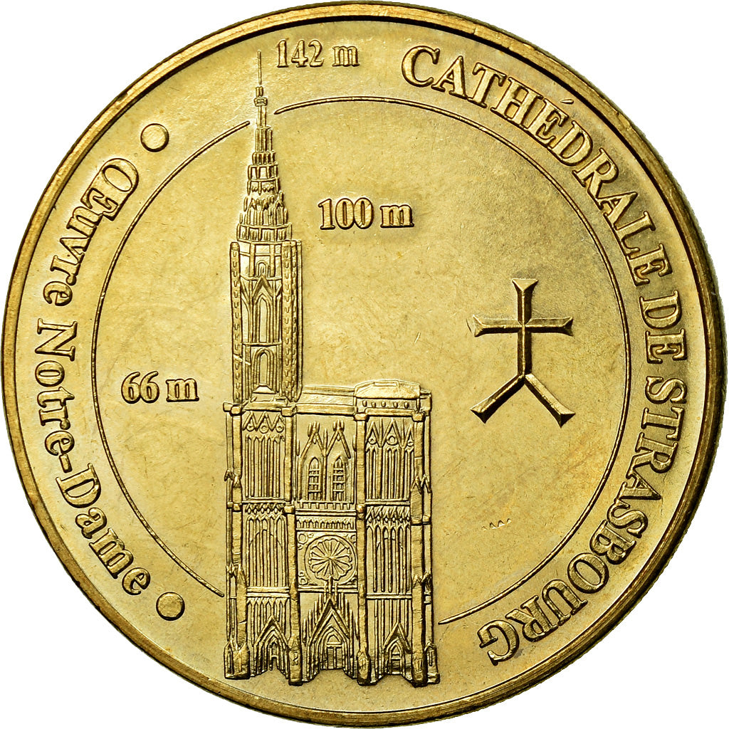Francia, Token, Touristic token, Strasbourg - Cathédrale n° 2, Arts & Culture