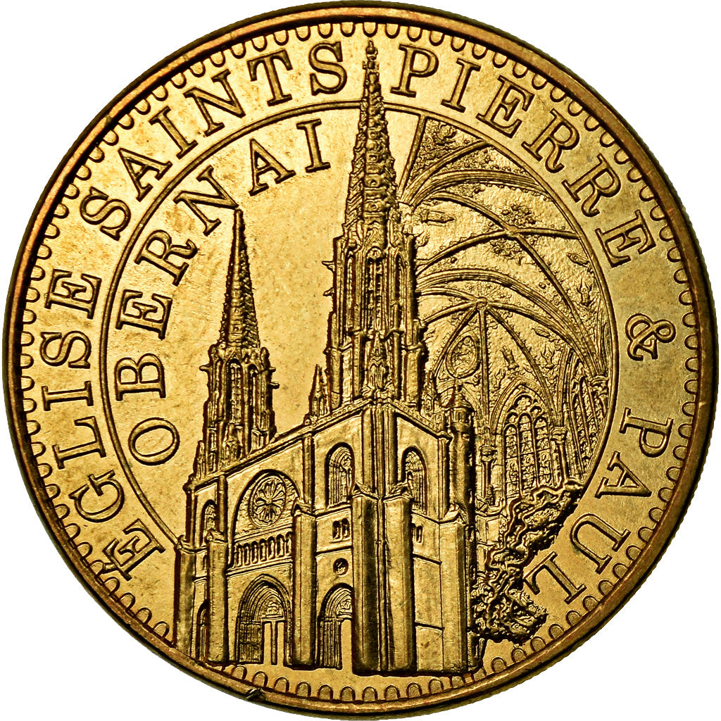 Frankrijk, Token, Toeristisch fiche, Alsace - Obernai - Eglise Saints Pierre et