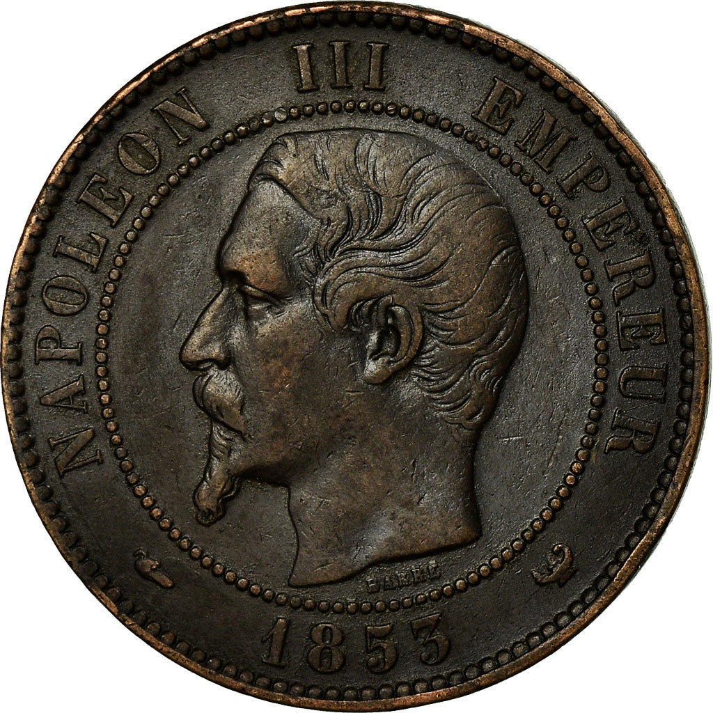 Münze, Frankreich, Napoleon III, Napoléon III, 10 Centimes, 1853, Lille, S+