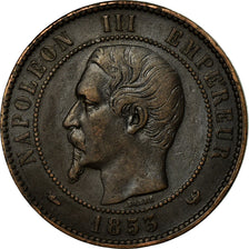 Münze, Frankreich, Napoleon III, Napoléon III, 10 Centimes, 1853, Lille, S+