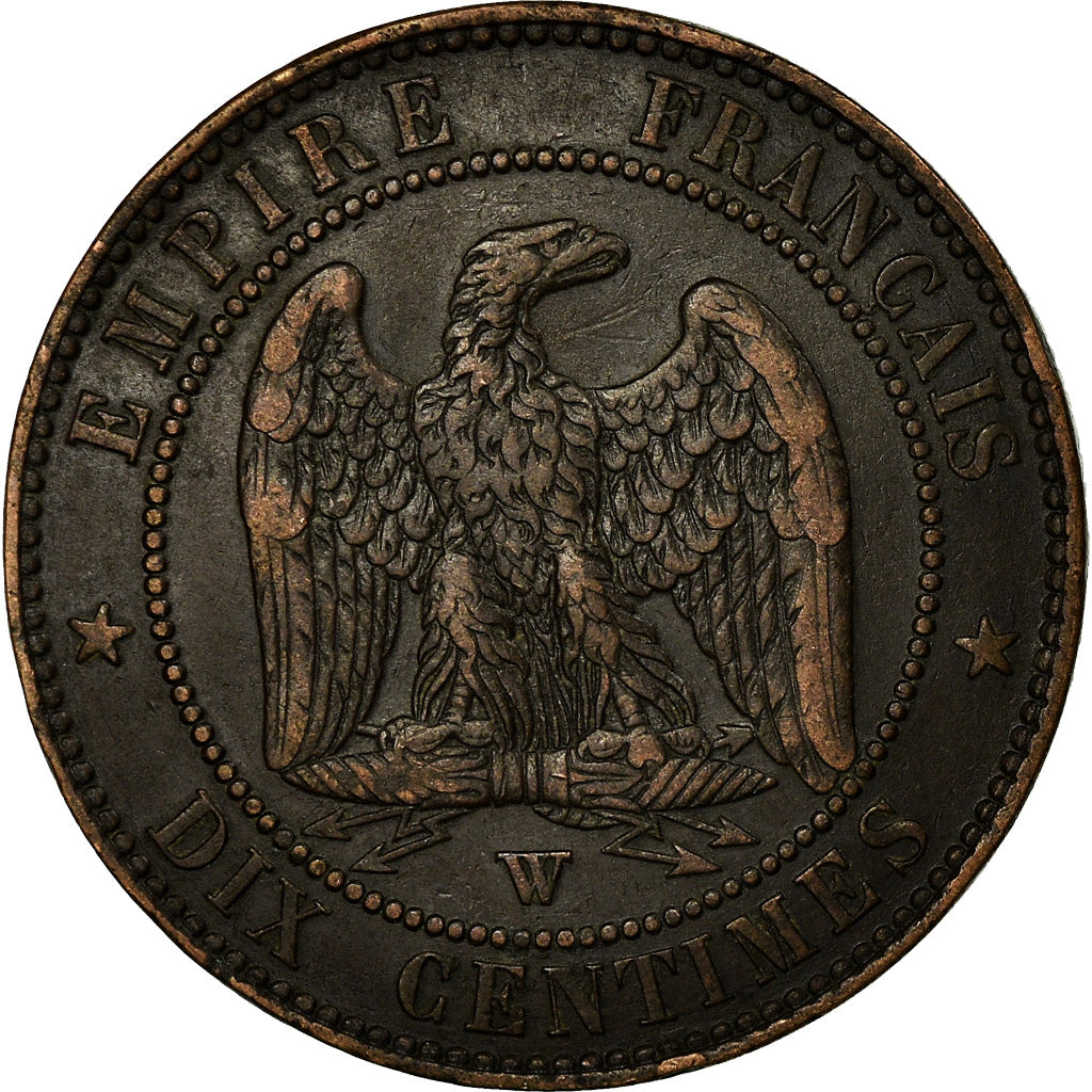 Münze, Frankreich, Napoleon III, Napoléon III, 10 Centimes, 1853, Lille, S+