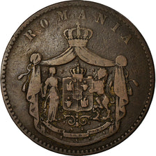 Coin, Romania, Carol I, 10 Bani, 1867, VF(30-35), Copper, KM:4.2