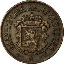 Coin, Luxembourg, William III, 2-1/2 Centimes, 1870, Utrecht, EF(40-45), Bronze