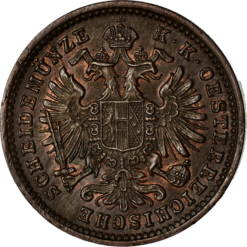 Münze, Österreich, Franz Joseph I, Kreuzer, 1885, SS, Kupfer, KM:2187