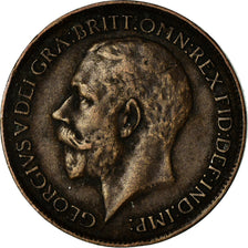 Coin, Great Britain, George V, Farthing, 1911, VF(30-35), Bronze, KM:808.1