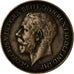 Coin, Great Britain, George V, Farthing, 1911, VF(30-35), Bronze, KM:808.1