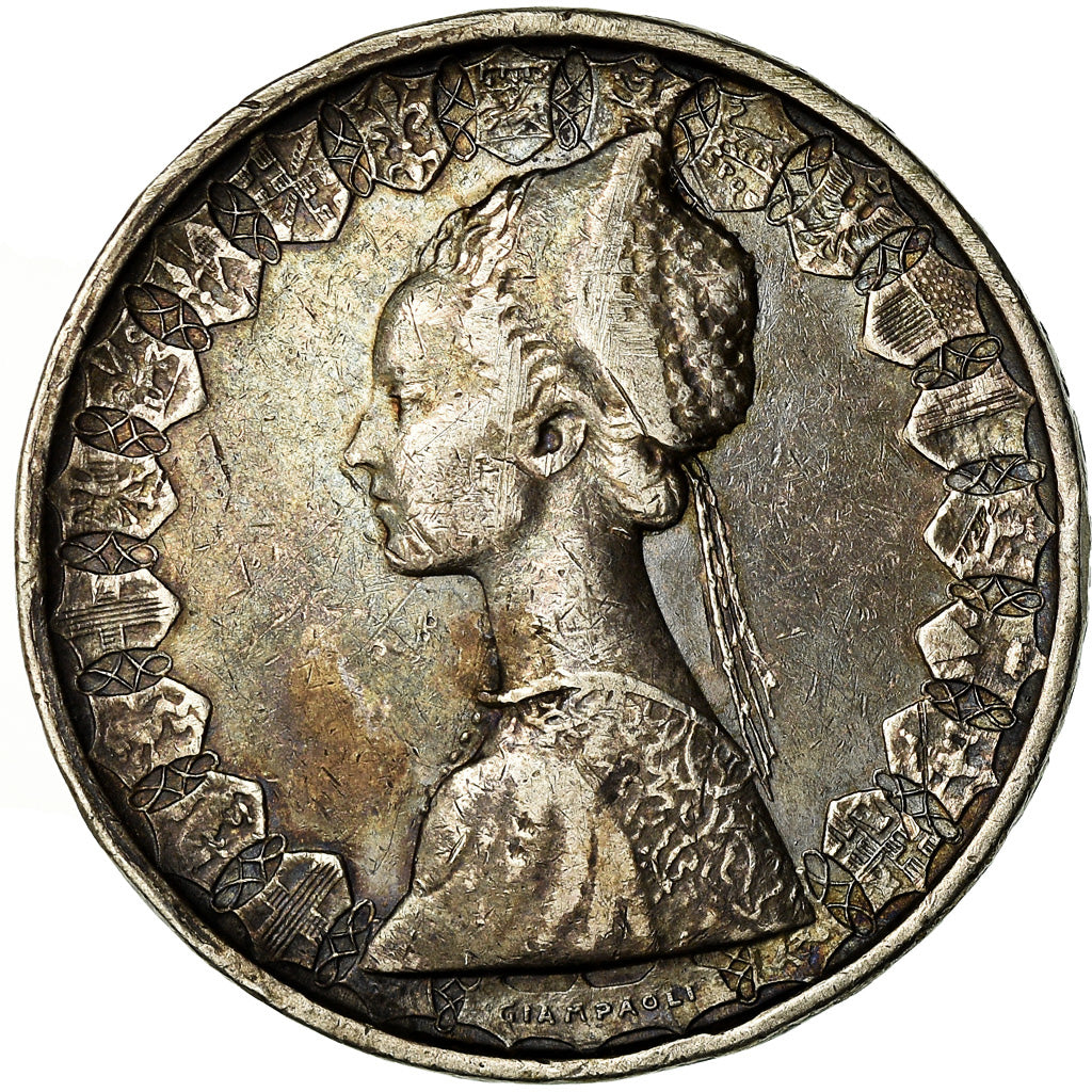 Coin, Italy, 500 Lire, 1959, Rome, VF(30-35), Silver, KM:98