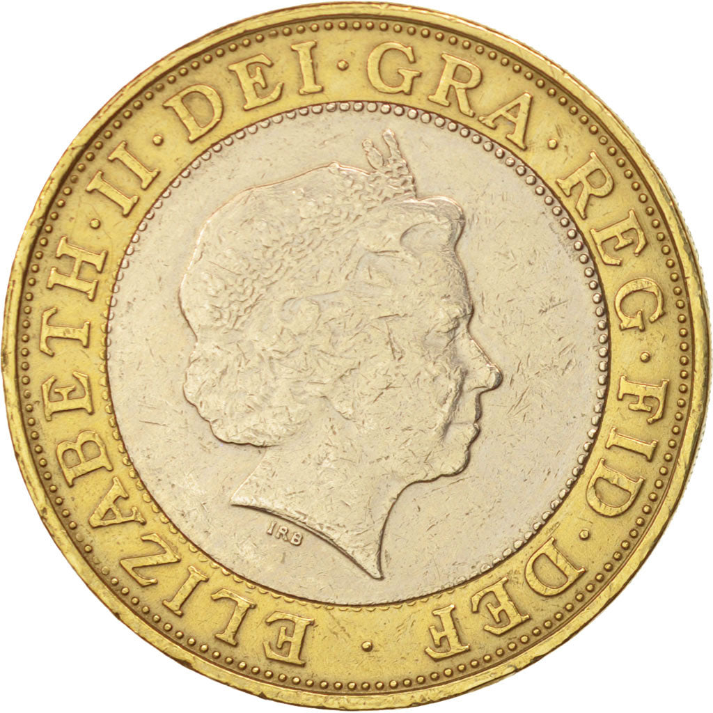 Great Britain, Elizabeth II, 2 Pounds, 1999, EF(40-45), Bi-Metallic, KM:999
