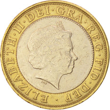 Great Britain, Elizabeth II, 2 Pounds, 1999, EF(40-45), Bi-Metallic, KM:999