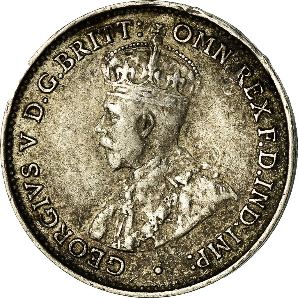 Coin, Australia, George V, Threepence, 1934, VF(30-35), Silver, KM:24