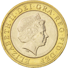 Great Britain, Elizabeth II, 2 Pounds, 2008, AU(50-53), Bi-Metallic, KM:1106