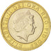 Great Britain, Elizabeth II, 2 Pounds, 2008, AU(50-53), Bi-Metallic, KM:1106