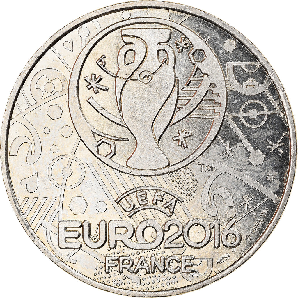 França, Jeton, Football, Slovaquie, Euro, Desportos e Lazer, 2016, MS(64)