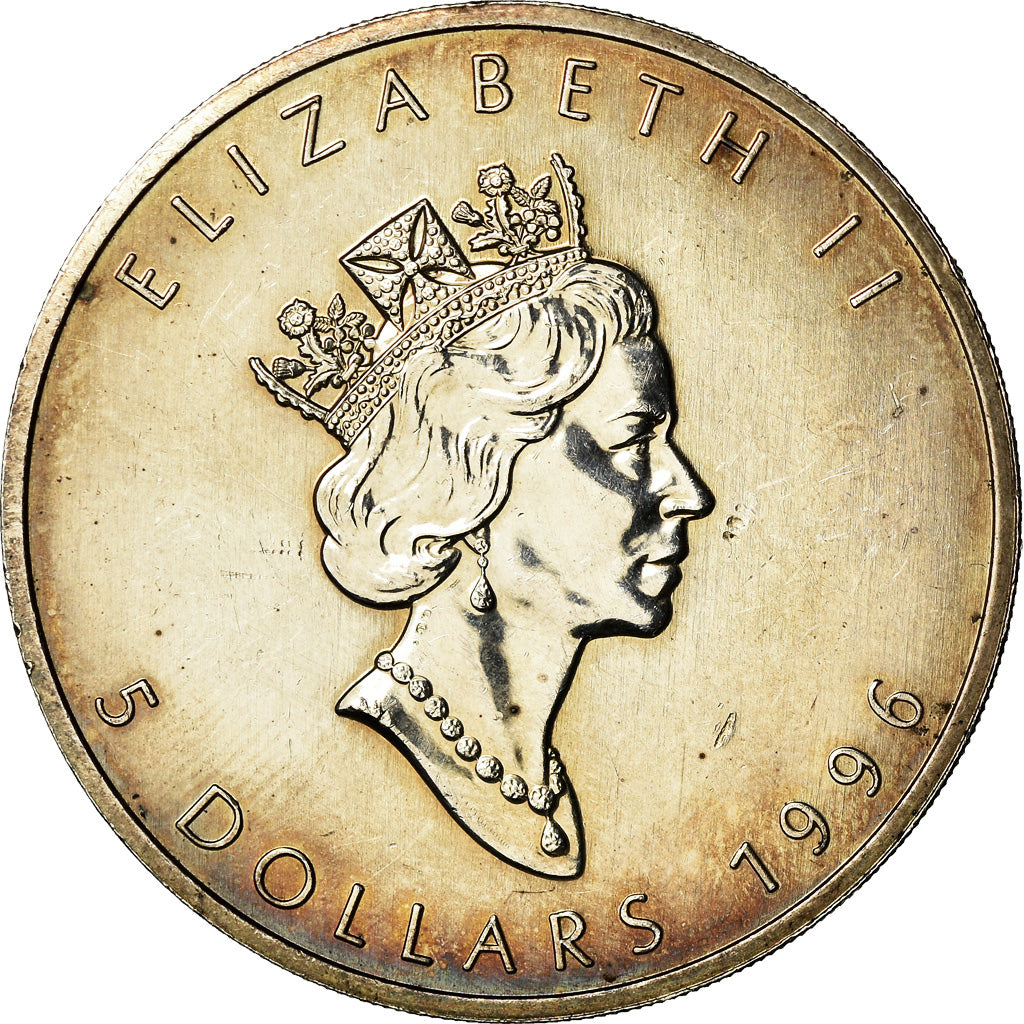 Coin, Canada, Elizabeth II, 5 Dollars, 1996, Royal Canadian Mint, Ottawa