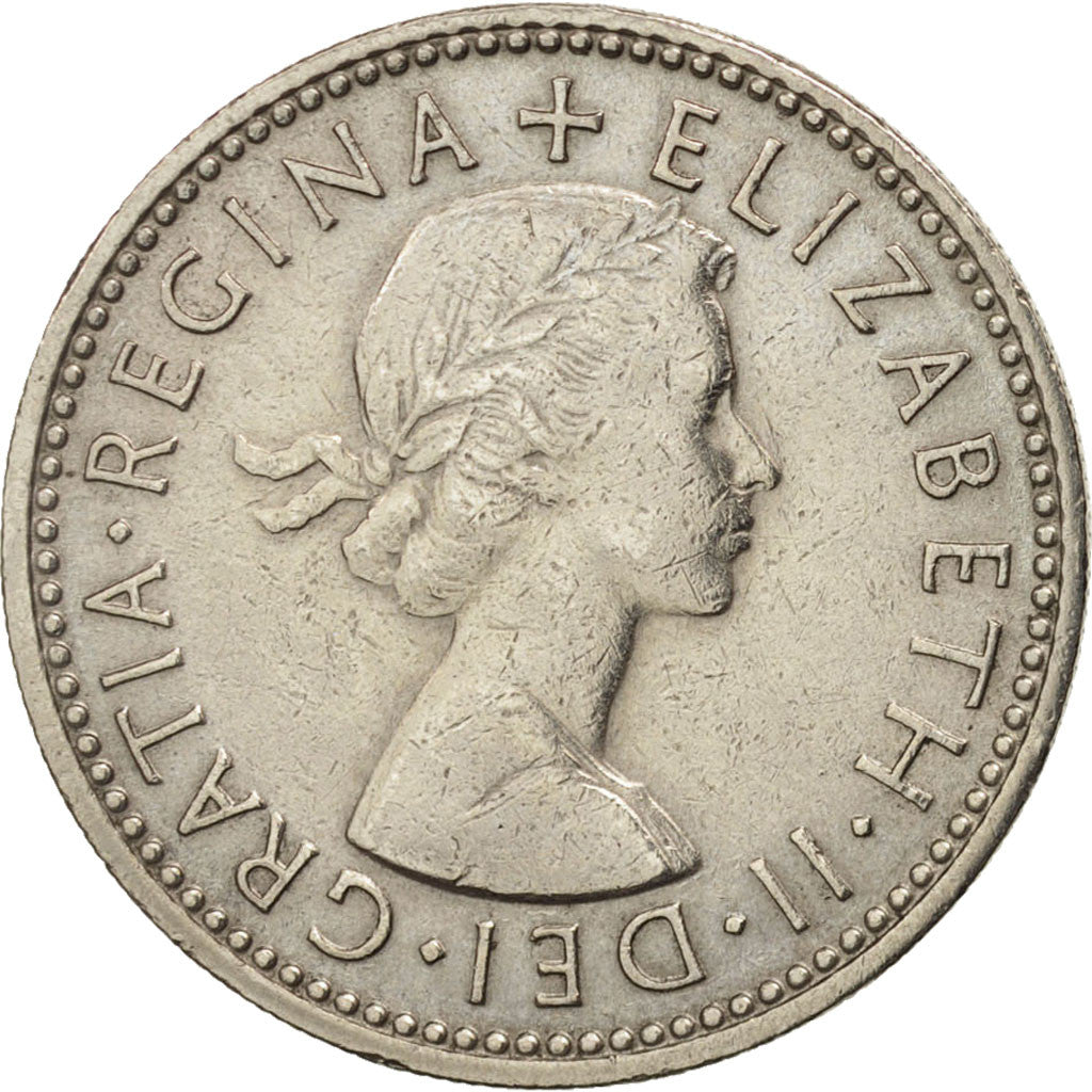 Coin, Great Britain, Elizabeth II, Shilling, 1963, EF(40-45), Copper-nickel