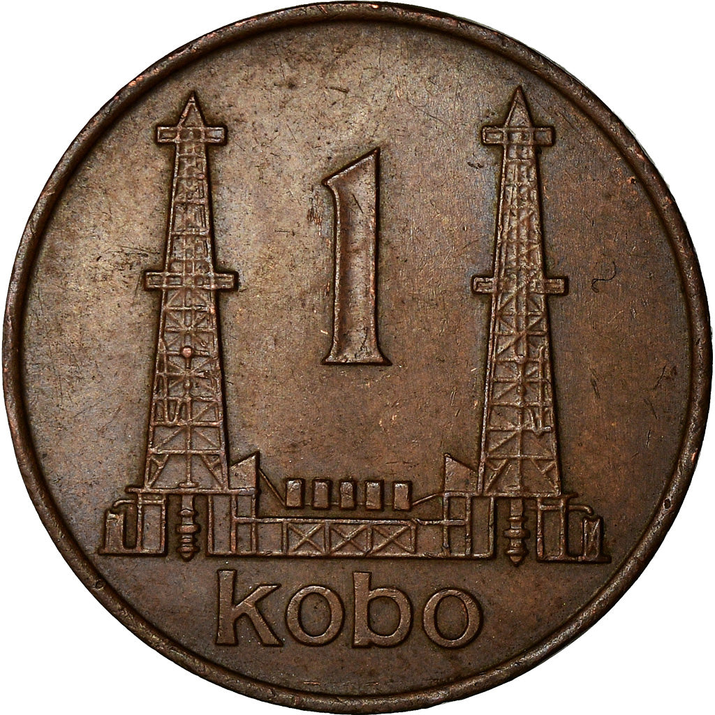 Coin, Nigeria, Elizabeth II, Kobo, 1973, VF(30-35), Bronze, KM:8.1
