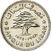 Coin, Lebanon, 50 Piastres, 1978, MS(63), Nickel, KM:28.1