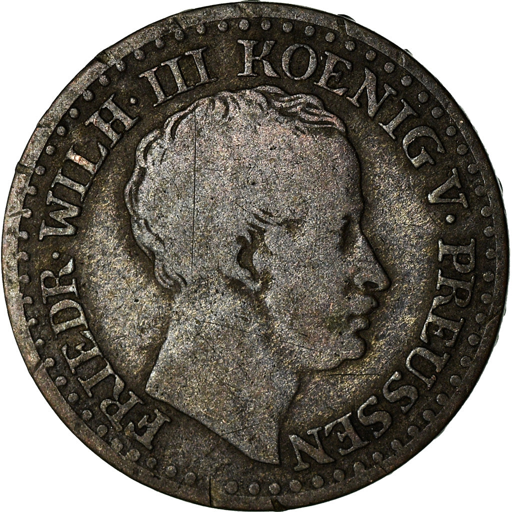 Moneta, Stati tedeschi, PRUSSIA, Friedrich Wilhelm III, Groschen, 1824, MB+