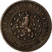 Coin, Netherlands, William III, 1/2 Cent, 1878, EF(40-45), Bronze, KM:109.1
