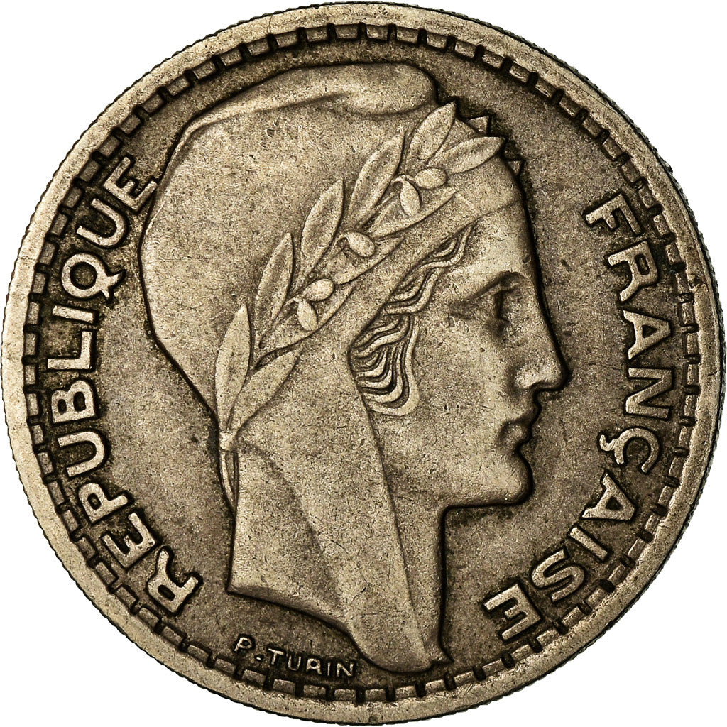 Coin, France, Turin, 10 Francs, 1945, Paris, VF(30-35), Copper-nickel, KM:908.1