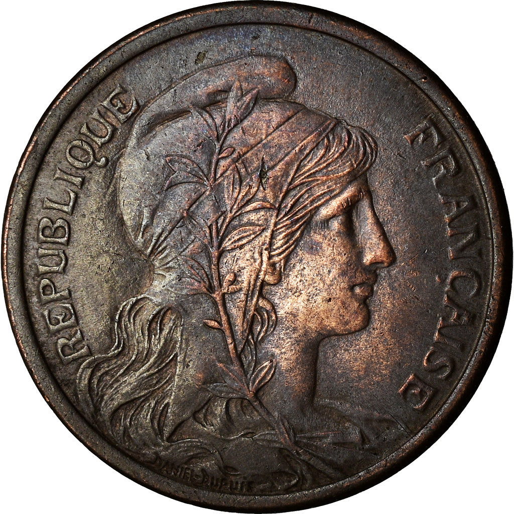 Coin, France, Dupuis, 2 Centimes, 1908, Paris, EF(40-45), Bronze, KM:841