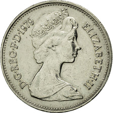 Coin, Great Britain, Elizabeth II, 5 New Pence, 1979, EF(40-45), Copper-nickel