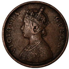 Monnaie, INDIA-BRITISH, Victoria, 1/2 Anna, 1862, TB+, Cuivre, KM:468