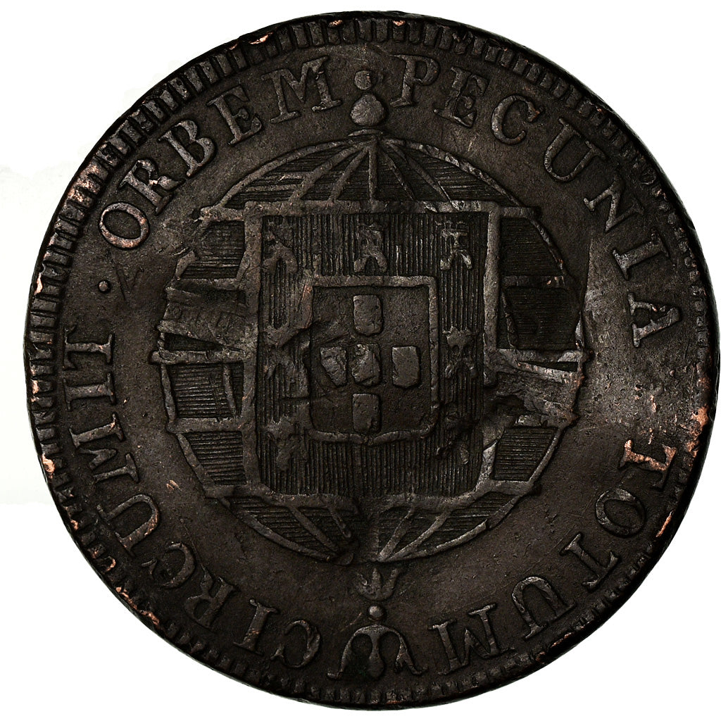Coin, Brazil, 40 Reis, 1820, Rio de Janeiro, VF(30-35), Copper, KM:319.1