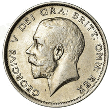 Coin, Great Britain, George V, 1/2 Crown, 1915, AU(55-58), Silver, KM:818.1