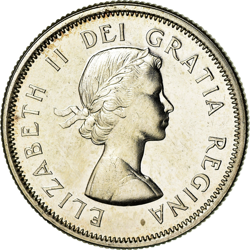 Coin, Canada, Elizabeth II, 25 Cents, 1963, Royal Canadian Mint, Ottawa