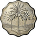 Moneta, Iraq, 5 Fils, 1975/AH1395, BB, Acciaio inossidabile, KM:125a