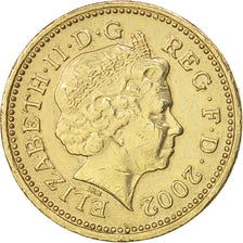 Great Britain, Elizabeth II, Pound, 2002, British Royal Mint, EF(40-45),KM 1030