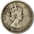 Moneta, Państwa Wschodnich Karaibów, Elizabeth II, 25 Cents, 1955, VF(20-25)