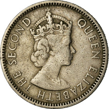 Moeda, Estados das Caraíbas Orientais, Elizabeth II, 25 Cents, 1955, VF(30-35)