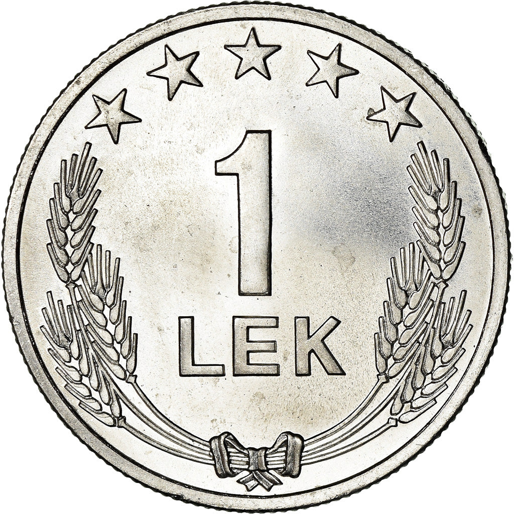 Coin, Albania, Lek, 1964, Rome, MS(60-62), Aluminum, KM:43
